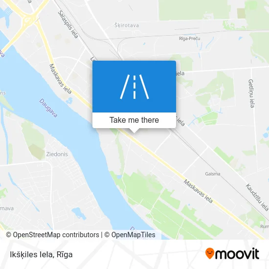 Карта Ikšķiles Iela