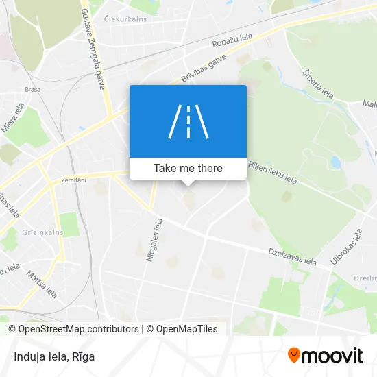 Induļa Iela map