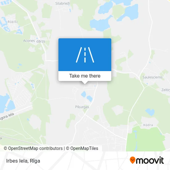 Irbes Iela map