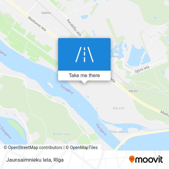 Jaunsaimnieku Iela map