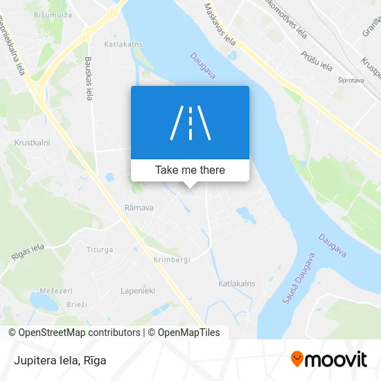 Карта Jupitera Iela