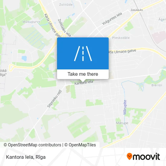 Kantora Iela map