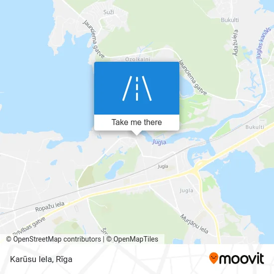 Карта Karūsu Iela