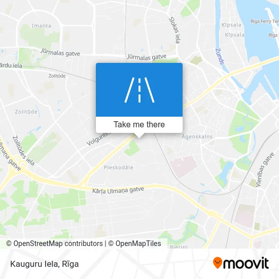 Kauguru Iela map