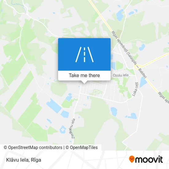 Карта Klāvu Iela