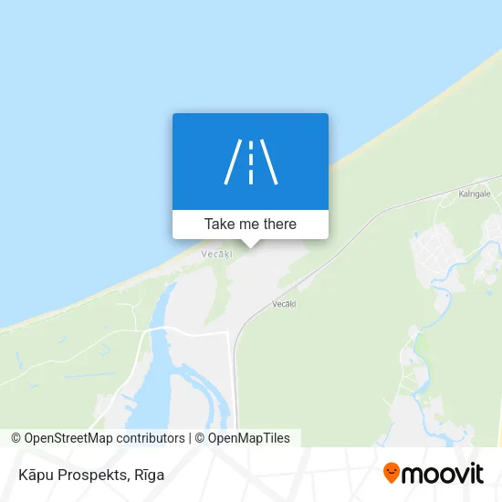 Карта Kāpu Prospekts