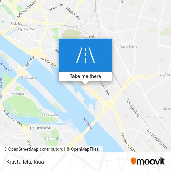 Krasta Iela map