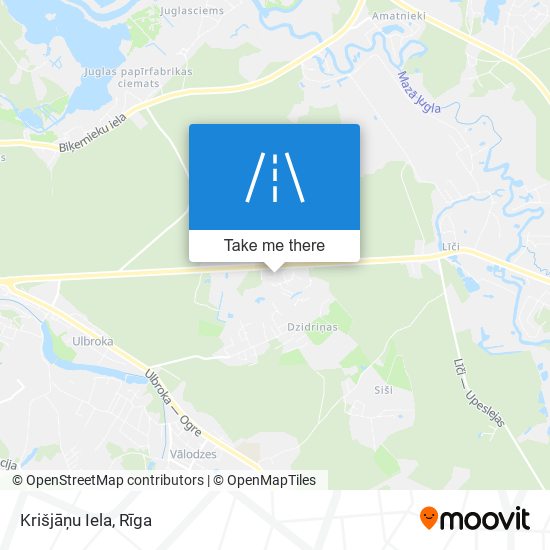 Krišjāņu Iela map