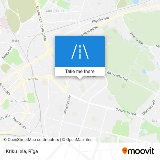 Kriķu Iela map
