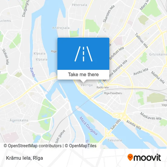 Krāmu Iela map