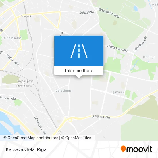 Карта Kārsavas Iela