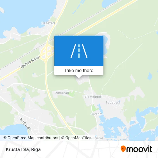 Карта Krusta Iela