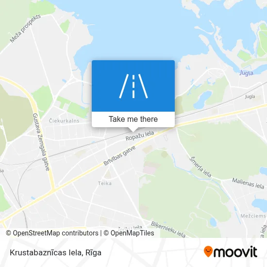 Krustabaznīcas Iela map