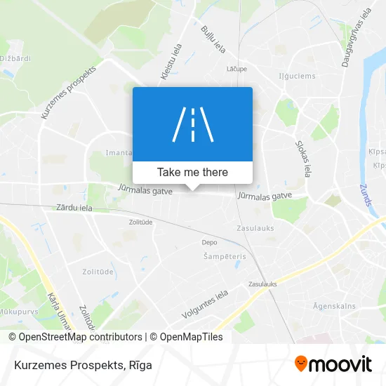 Kurzemes Prospekts map