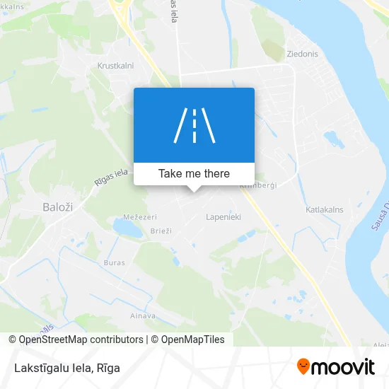 Lakstīgalu Iela map