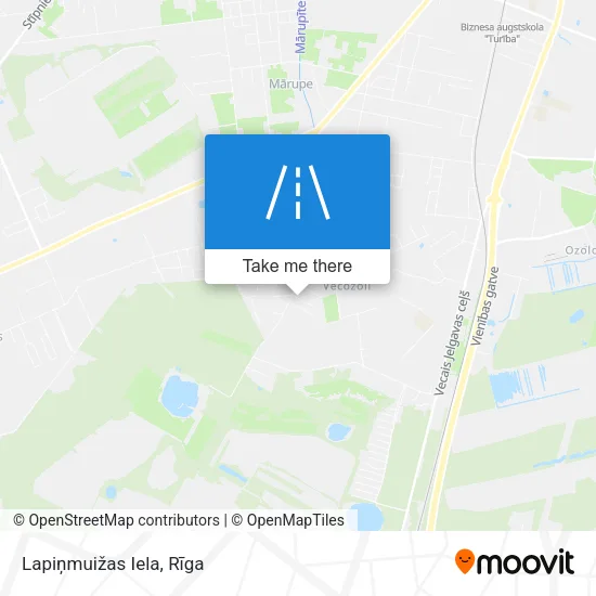 Карта Lapiņmuižas Iela