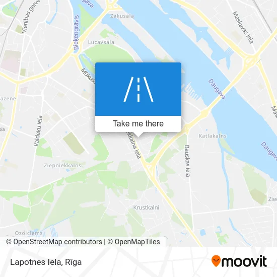 Карта Lapotnes Iela