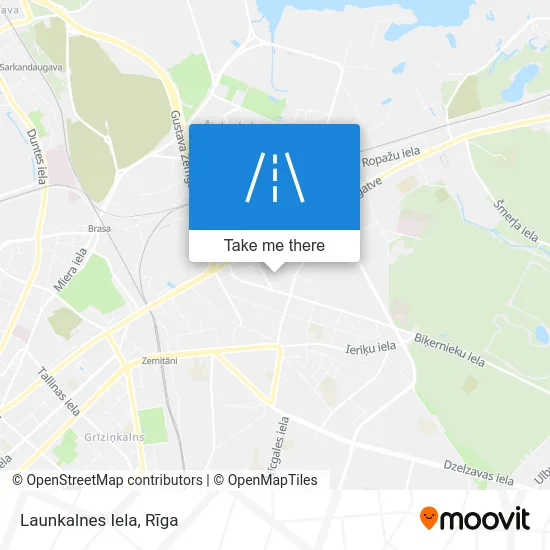 Карта Launkalnes Iela