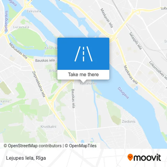 Карта Lejupes Iela