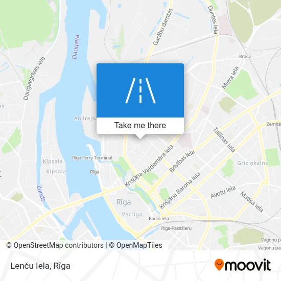 Lenču Iela map