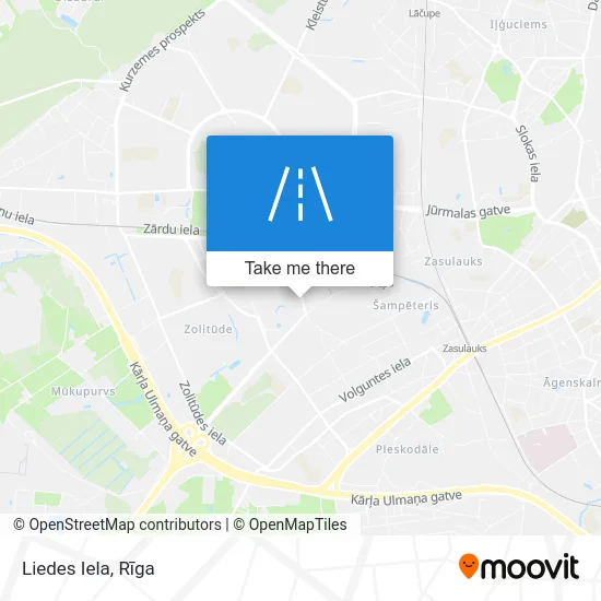 Liedes Iela map