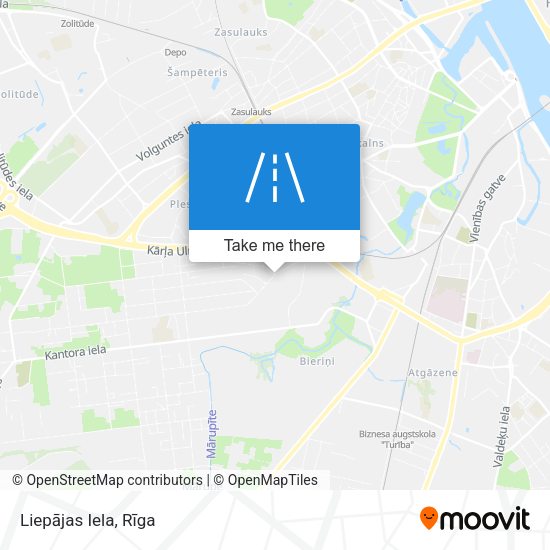 Liepājas Iela map