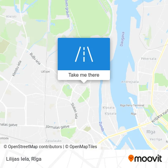 Lilijas Iela map
