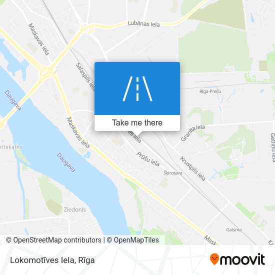 Lokomotīves Iela map