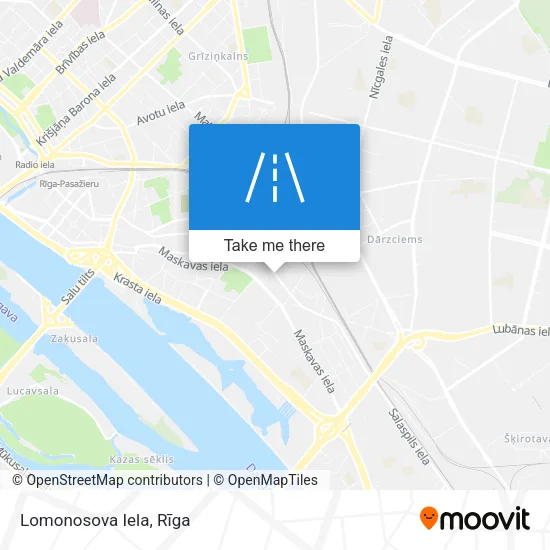 Lomonosova Iela map