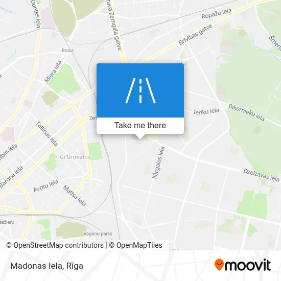 Madonas Iela map