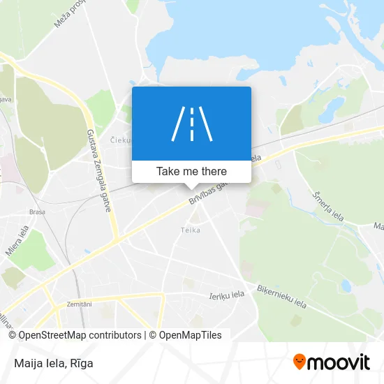 Карта Maija Iela