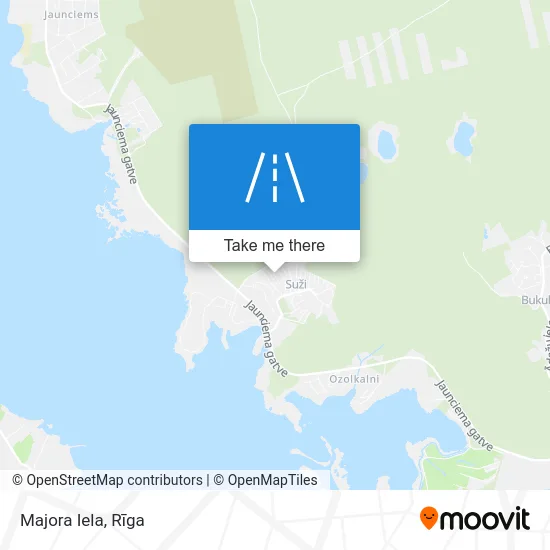 Карта Majora Iela