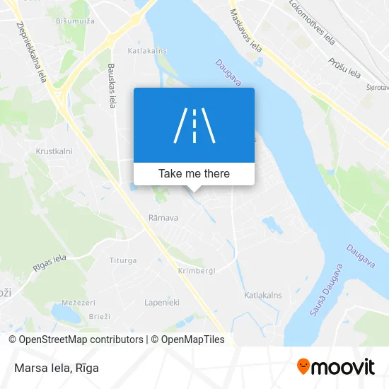 Карта Marsa Iela