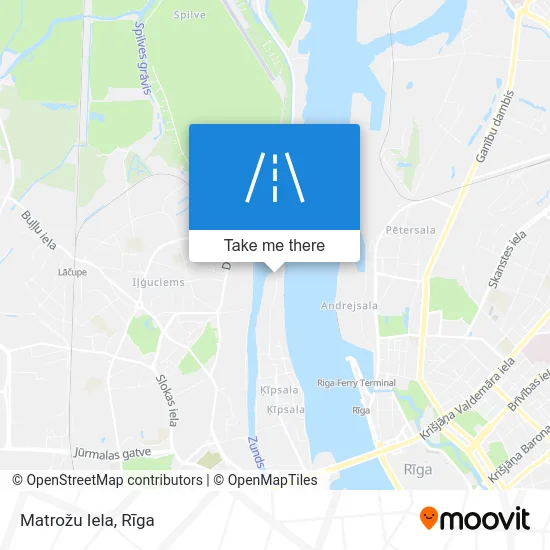 Карта Matrožu Iela