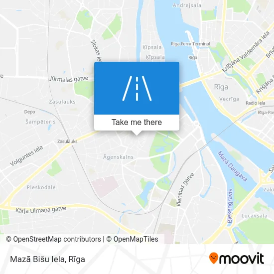 Mazā Bišu Iela map