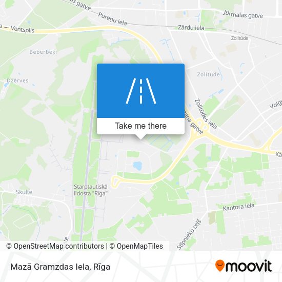 Mazā Gramzdas Iela map
