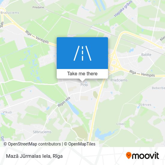 Mazā Jūrmalas Iela map