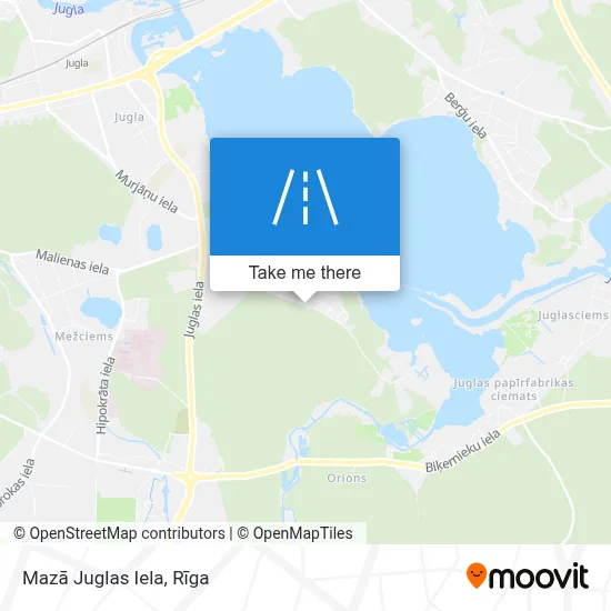 Mazā Juglas Iela map