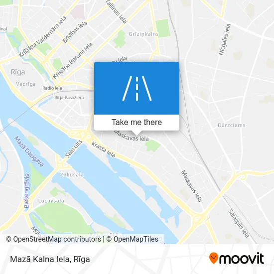 Mazā Kalna Iela map