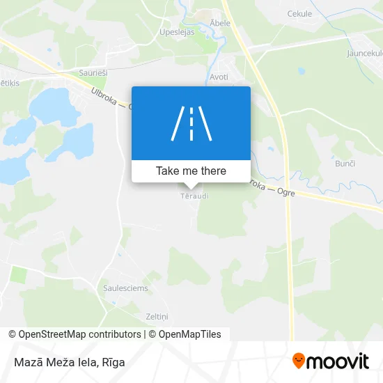 Mazā Meža Iela map