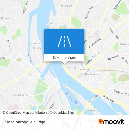 Mazā Muzeja Iela map