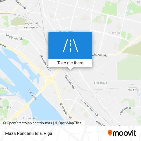 Mazā Rencēnu Iela map