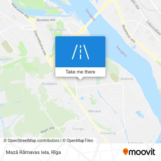 Карта Mazā Rāmavas Iela