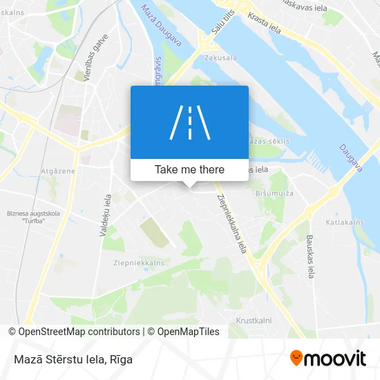 Карта Mazā Stērstu Iela