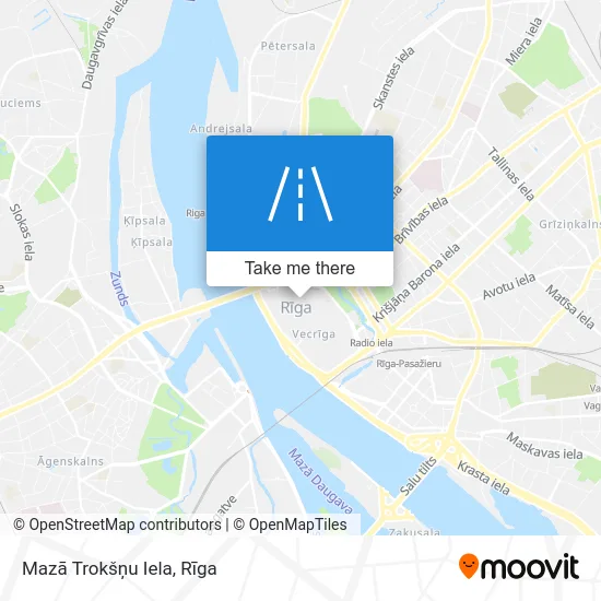 Карта Mazā Trokšņu Iela