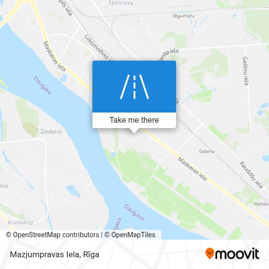 Mazjumpravas Iela map