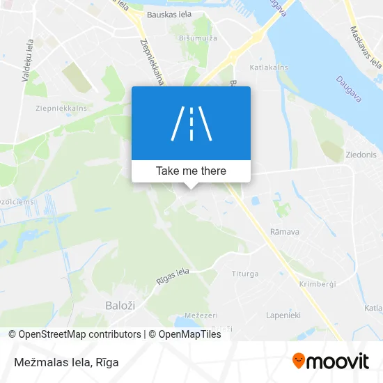 Mežmalas Iela map