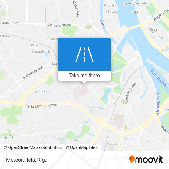 Карта Meteora Iela