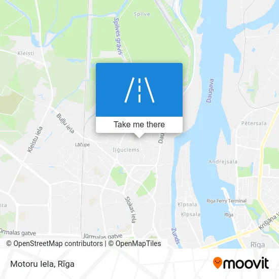 Motoru Iela map