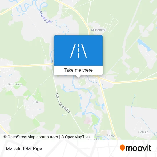 Карта Mārsilu Iela